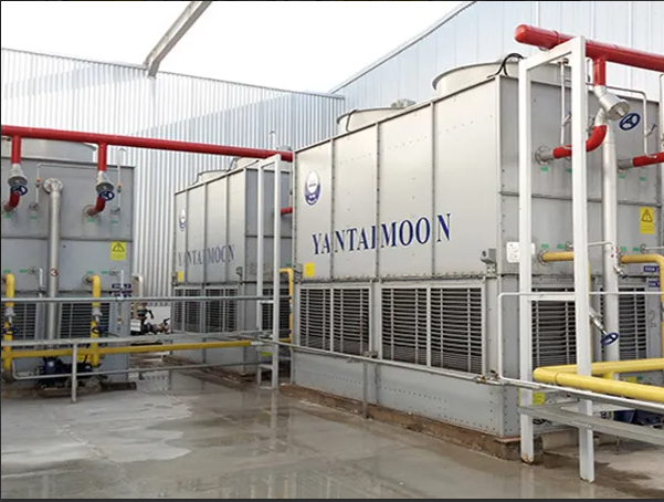 Condensador evaporativo para proyecto de procesamiento de camarones, Indonesia